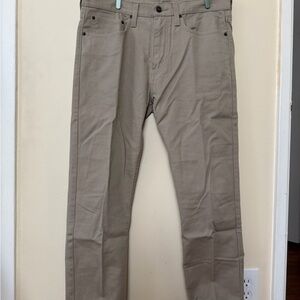 Levi's Men's Beige Straight Jeans